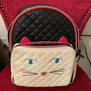 Betsy Johnson Cat Backpack